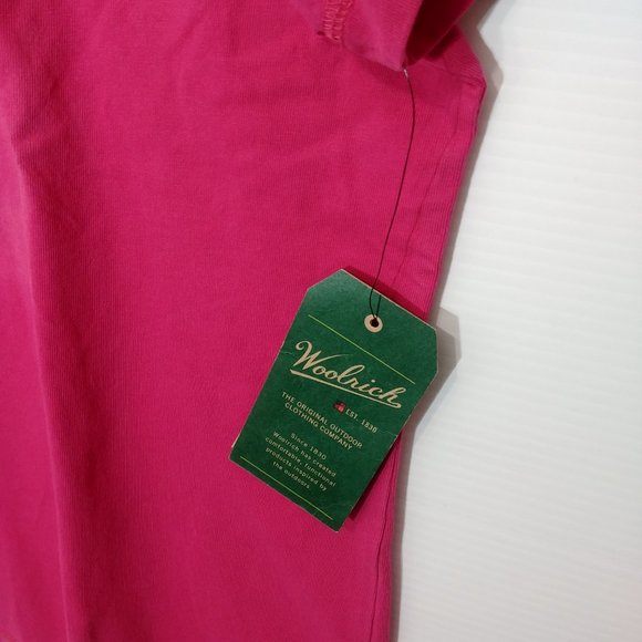 Woolrich Womens Split Neck Short Sleeve Tee Shirt - Size 2XL - Pre-owned - YBZ8B - Picture 4 of 6